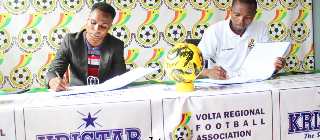 Volta FA Signs Deal With Kristar Drinking Water.
