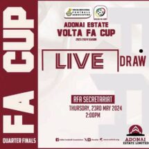 Adonai Estate FA Cup Quarter-Final Draw Scheduled for Thursday