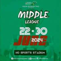June 22 is Confirmed as Date for Volta Regional Middle League