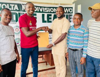 Ho Old Battalions Group Visit Volta Regional Football Association