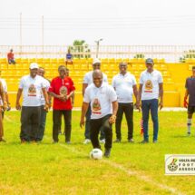 Volta Regional Minister Hon. James Gunu Performs Ceremonial Kickoff for Maiden Regional Minister’s Cup