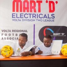 Volta FA Signs Headline Sponsorship Deal with Mart ‘D’ Electrical and Construction Works.
