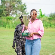 Mama Bobi III Presents Volta FA Division Two Trophy Ahead of Regional Middle League Final