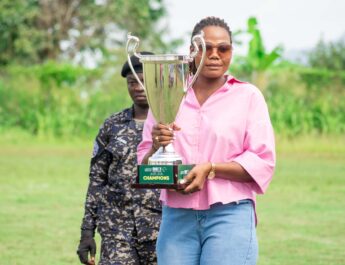 Mama Bobi III Presents Volta FA Division Two Trophy Ahead of Regional Middle League Final