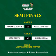 VRFA U-17 Championship: Semi-Final Fixtures Confirmed as Road to Final is Set