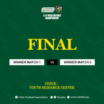 U-17 CHAMPIONSHIP: Nkwanta South and Ketu South Book Places in Final