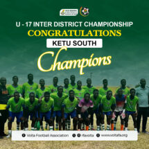 Ketu South Municipality Crowned Champions of VRFA U-17 Inter District Championship