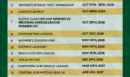 Volta FA Releases 2026/27 Calendar
