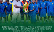 Boys U-17 Inter-Club Championship: Cule FC beat Homestars on penalties to win title