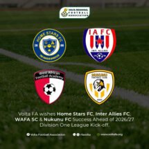Volta FA Wishes Division One Clubs Best of Luck Ahead of the 2026/27 Season