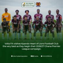 Volta FA wishes Kpando Heart of Lions well ahead of GPL Season