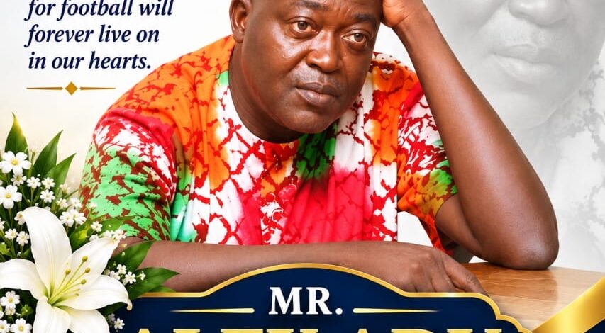 VOLTA REGIONAL FOOTBALL ASSOCIATION MOURNS WESTERN REGIONAL FA PRO, MR. ALEX ADU